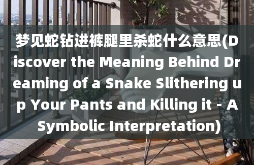 梦见蛇钻进裤腿里杀蛇什么意思(Discover the Meaning Behind Dreaming of a Snake Slithering up Your Pants and Killing it - A Symbolic Interpretation)