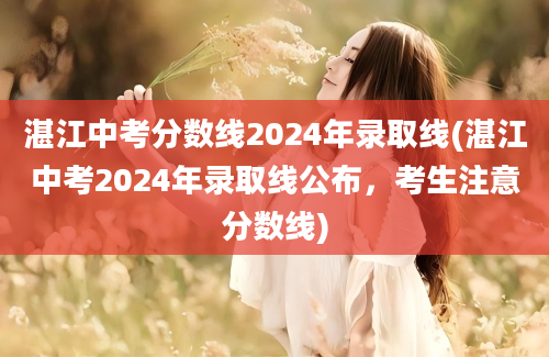湛江中考分数线2024年录取线(湛江中考2024年录取线公布，考生注意分数线)