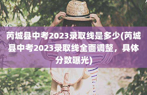 芮城县中考2023录取线是多少(芮城县中考2023录取线全面调整，具体分数曝光)