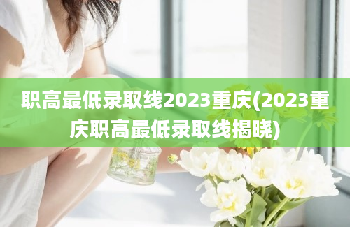 职高最低录取线2023重庆(2023重庆职高最低录取线揭晓)