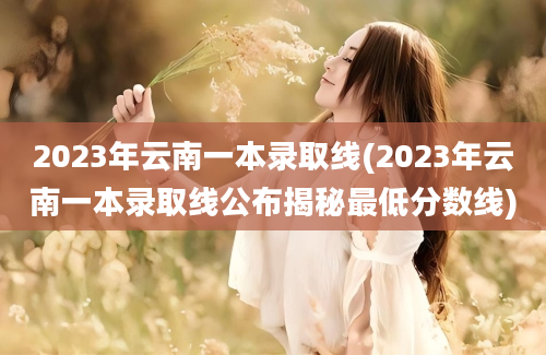 2023年云南一本录取线(2023年云南一本录取线公布揭秘最低分数线)