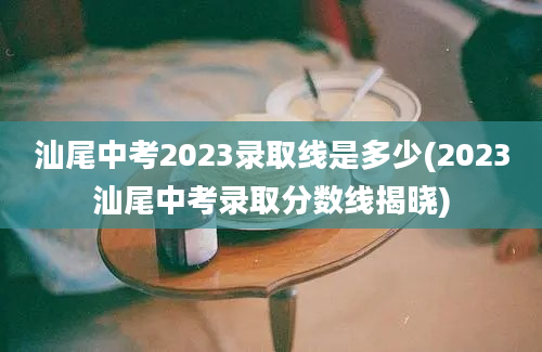 汕尾中考2023录取线是多少(2023汕尾中考录取分数线揭晓)