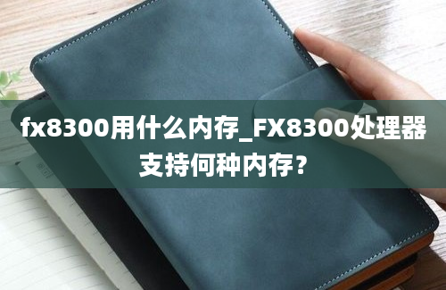 fx8300用什么内存_FX8300处理器支持何种内存？