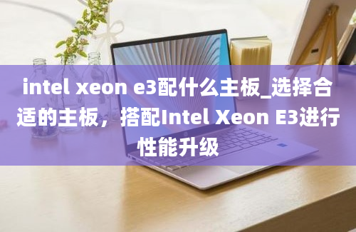 intel xeon e3配什么主板_选择合适的主板，搭配Intel Xeon E3进行性能升级