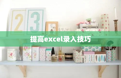 提高excel录入技巧