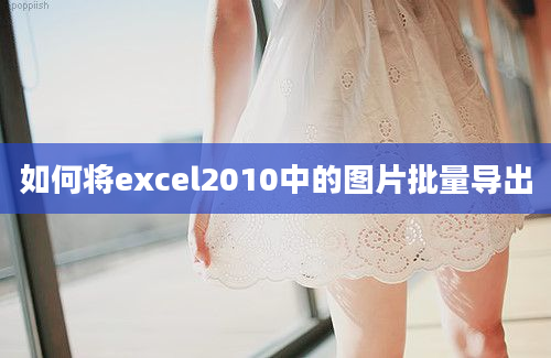 如何将excel2010中的图片批量导出