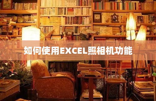 如何使用EXCEL照相机功能