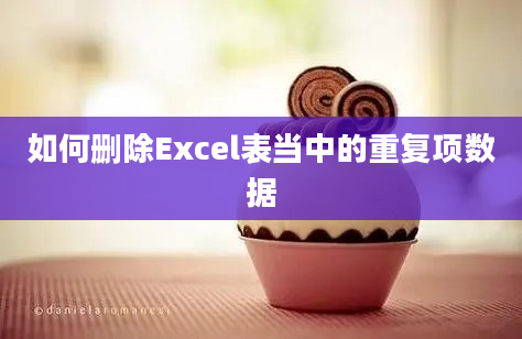 如何删除Excel表当中的重复项数据