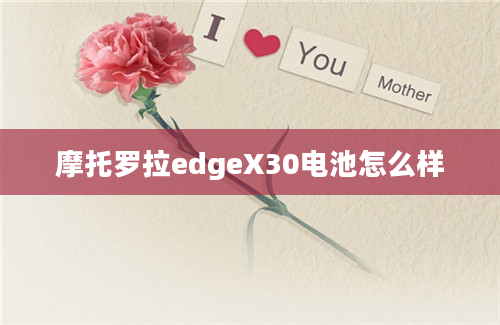 摩托罗拉edgeX30电池怎么样