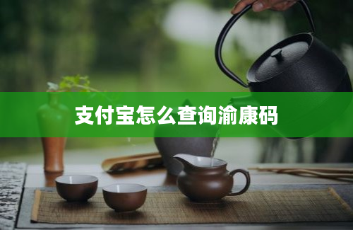 支付宝怎么查询渝康码