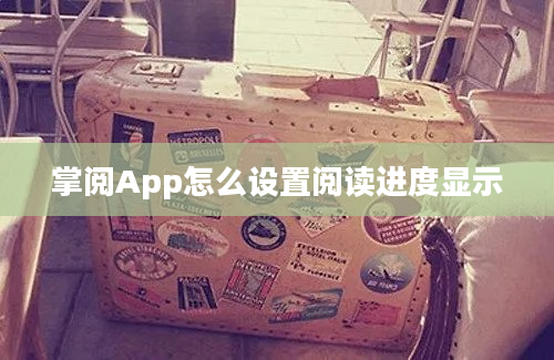 掌阅App怎么设置阅读进度显示