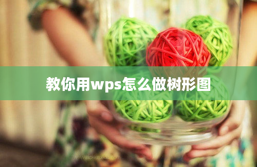 教你用wps怎么做树形图