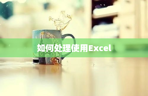 如何处理使用Excel