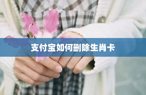 支付宝如何删除生肖卡