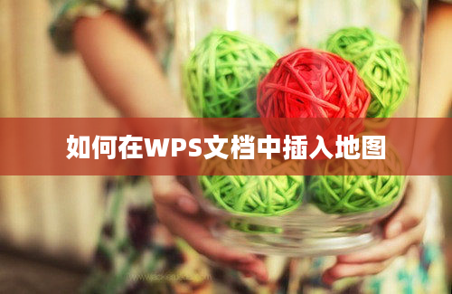 如何在WPS文档中插入地图