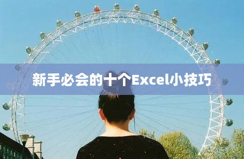 新手必会的十个Excel小技巧