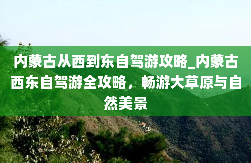 内蒙古从西到东自驾游攻略_内蒙古西东自驾游全攻略，畅游大草原与自然美景