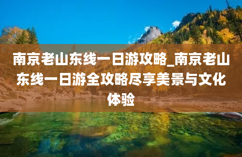 南京老山东线一日游攻略_南京老山东线一日游全攻略尽享美景与文化体验