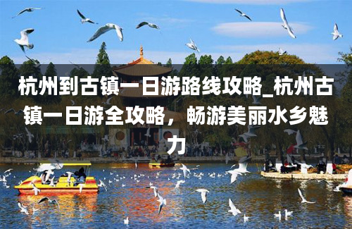 杭州到古镇一日游路线攻略_杭州古镇一日游全攻略，畅游美丽水乡魅力