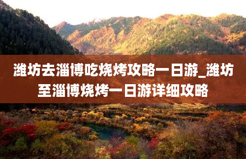 潍坊去淄博吃烧烤攻略一日游_潍坊至淄博烧烤一日游详细攻略