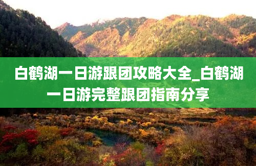 白鹤湖一日游跟团攻略大全_白鹤湖一日游完整跟团指南分享