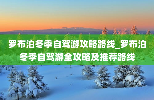 罗布泊冬季自驾游攻略路线_罗布泊冬季自驾游全攻略及推荐路线