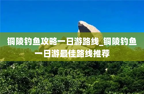 铜陵钓鱼攻略一日游路线_铜陵钓鱼一日游最佳路线推荐