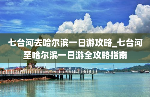 七台河去哈尔滨一日游攻略_七台河至哈尔滨一日游全攻略指南