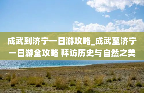 成武到济宁一日游攻略_成武至济宁一日游全攻略 拜访历史与自然之美