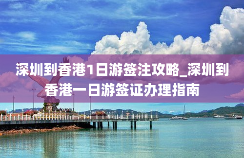 深圳到香港1日游签注攻略_深圳到香港一日游签证办理指南