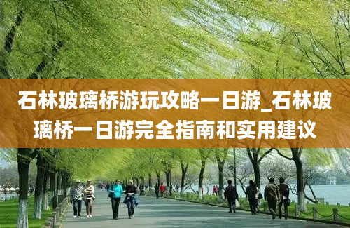 石林玻璃桥游玩攻略一日游_石林玻璃桥一日游完全指南和实用建议