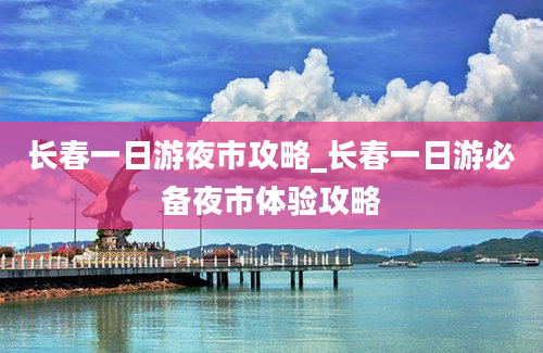 长春一日游夜市攻略_长春一日游必备夜市体验攻略