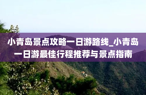 小青岛景点攻略一日游路线_小青岛一日游最佳行程推荐与景点指南