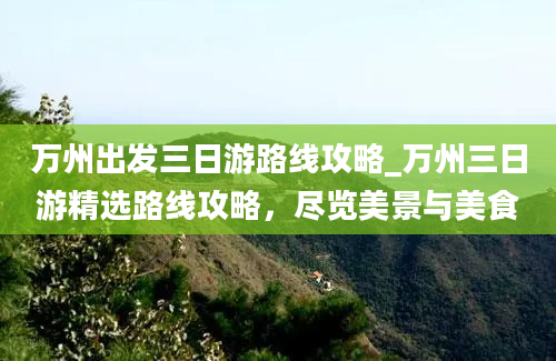 万州出发三日游路线攻略_万州三日游精选路线攻略，尽览美景与美食