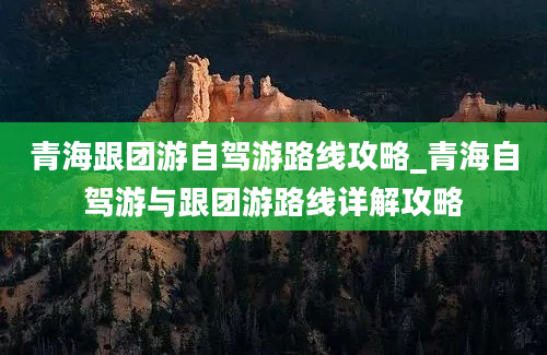 青海跟团游自驾游路线攻略_青海自驾游与跟团游路线详解攻略