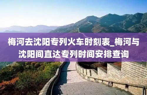 梅河去沈阳专列火车时刻表_梅河与沈阳间直达专列时间安排查询