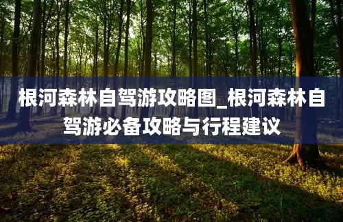 根河森林自驾游攻略图_根河森林自驾游必备攻略与行程建议