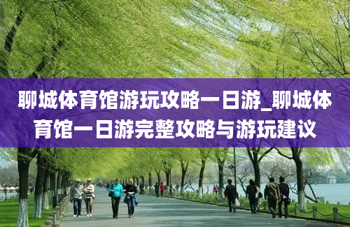 聊城体育馆游玩攻略一日游_聊城体育馆一日游完整攻略与游玩建议