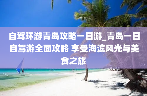 自驾环游青岛攻略一日游_青岛一日自驾游全面攻略 享受海滨风光与美食之旅