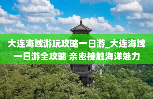 大连海域游玩攻略一日游_大连海域一日游全攻略 亲密接触海洋魅力