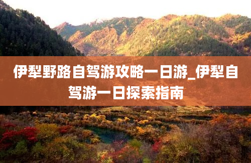 伊犁野路自驾游攻略一日游_伊犁自驾游一日探索指南