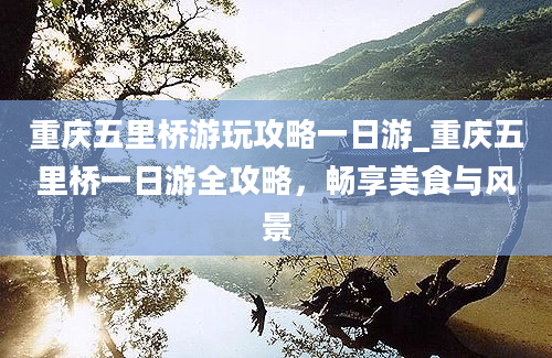 重庆五里桥游玩攻略一日游_重庆五里桥一日游全攻略，畅享美食与风景