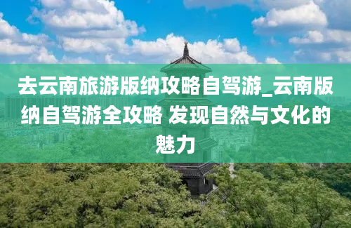 去云南旅游版纳攻略自驾游_云南版纳自驾游全攻略 发现自然与文化的魅力