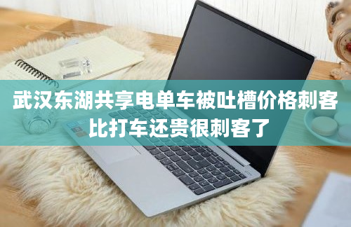 武汉东湖共享电单车被吐槽价格刺客 比打车还贵很刺客了