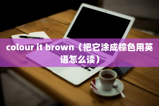 colour it brown（把它涂成棕色用英语怎么读）