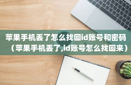 苹果手机丢了怎么找回id账号和密码（苹果手机丢了,id账号怎么找回来）