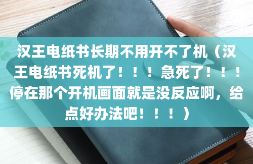 汉王电纸书长期不用开不了机（汉王电纸书死机了！！！急死了！！！停在那个开机画面就是没反应啊，给点好办法吧！！！）