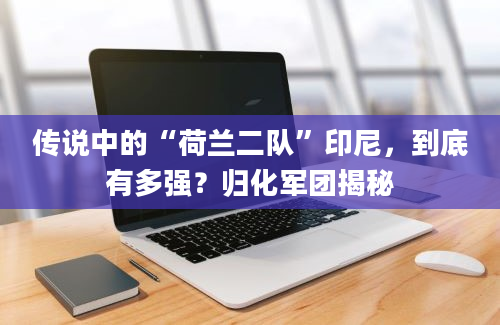 传说中的“荷兰二队”印尼，到底有多强？归化军团揭秘