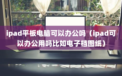 ipad平板电脑可以办公吗（ipad可以办公用吗比如电子档图纸）