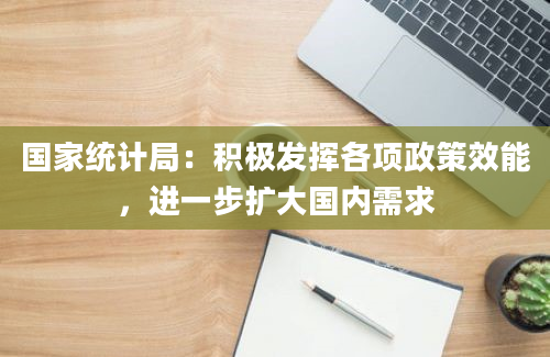 国家统计局：积极发挥各项政策效能，进一步扩大国内需求